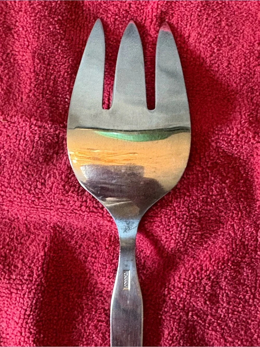 Ginkgo Danesland Rose Stainless Steel Serving Spoon, Fork and Pie Server Vintage